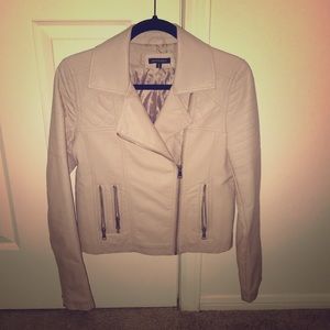 ASOS Blush Faux Leather Jacket